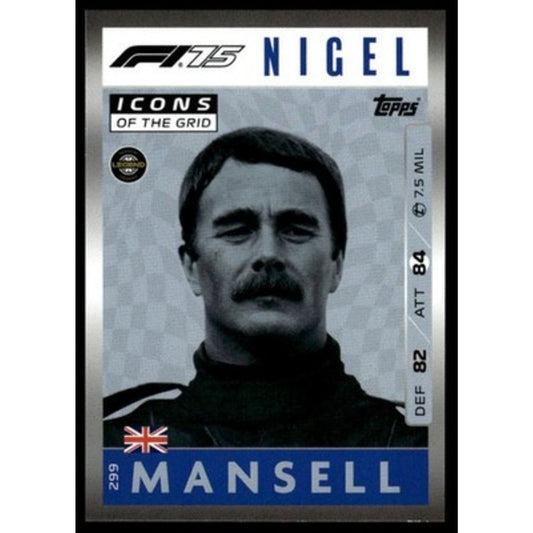 2025 Topps Turbo Attax F1 #299 Nigel Mansell