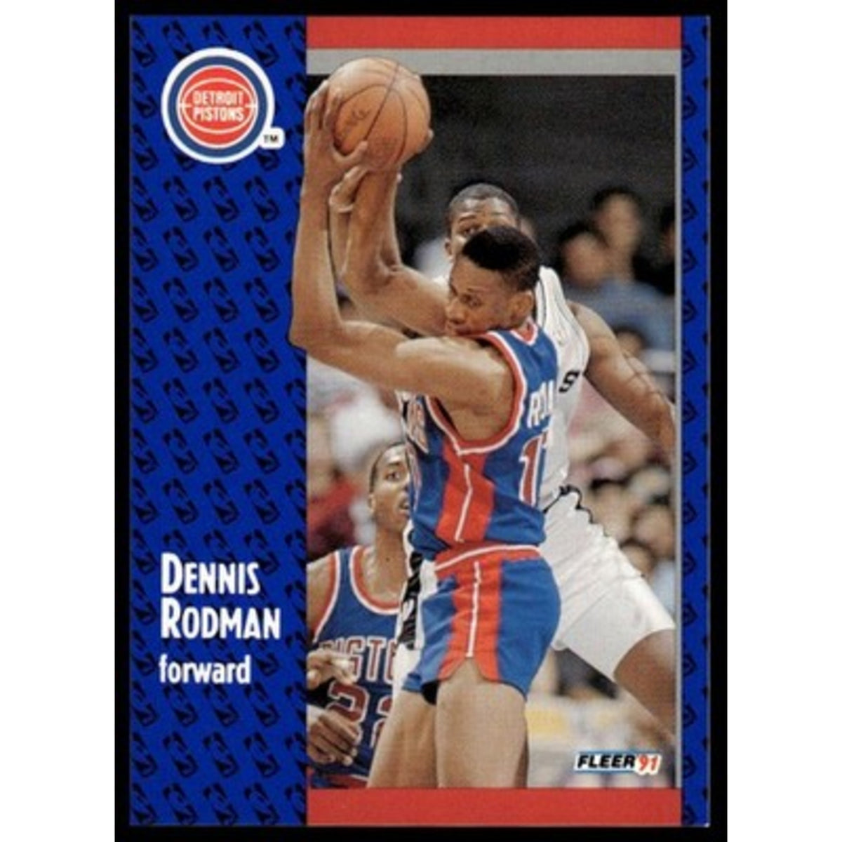 1991-92 Fleer #63 Dennis Rodman