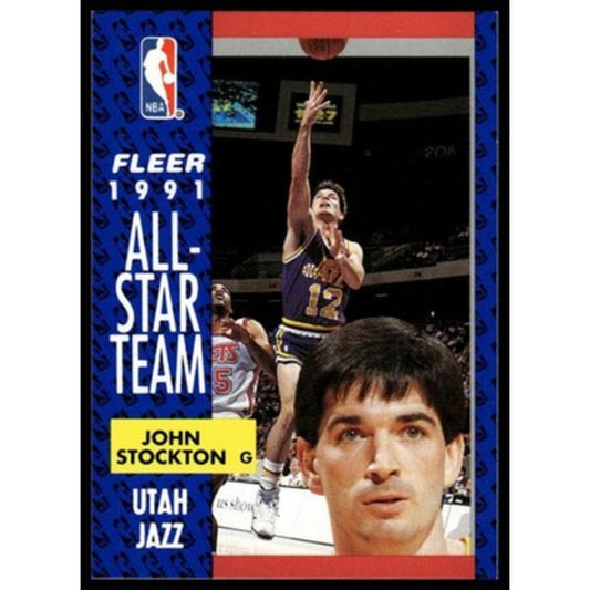1991-92 Fleer #217 John Stockton
