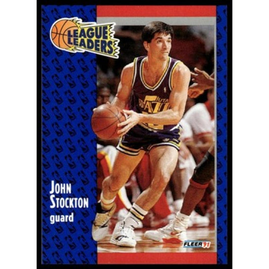 1991-92 Fleer #221 John Stockton