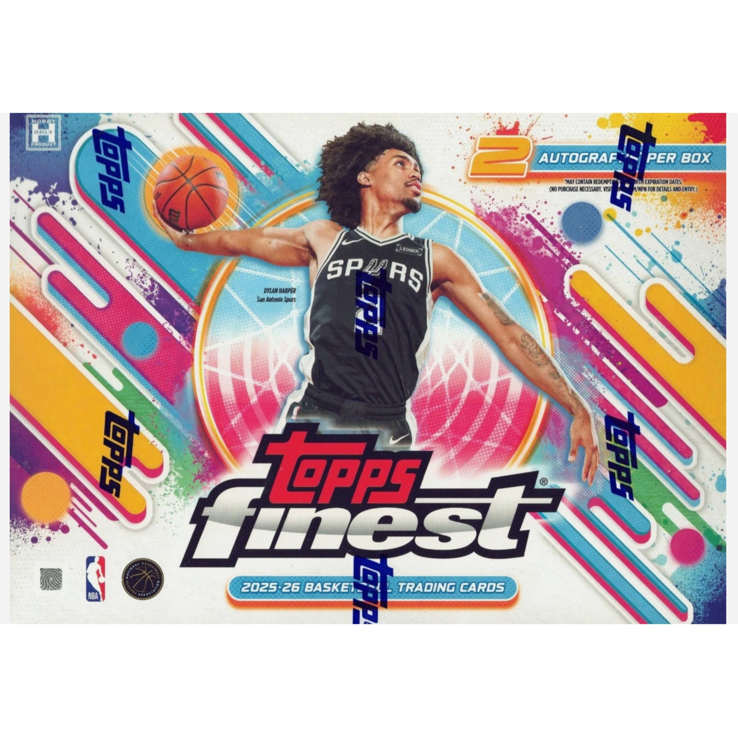 2025-26 TOPPS FINEST NBA BASKETBALL Factory Sealed Hobby Box 2 Autographs