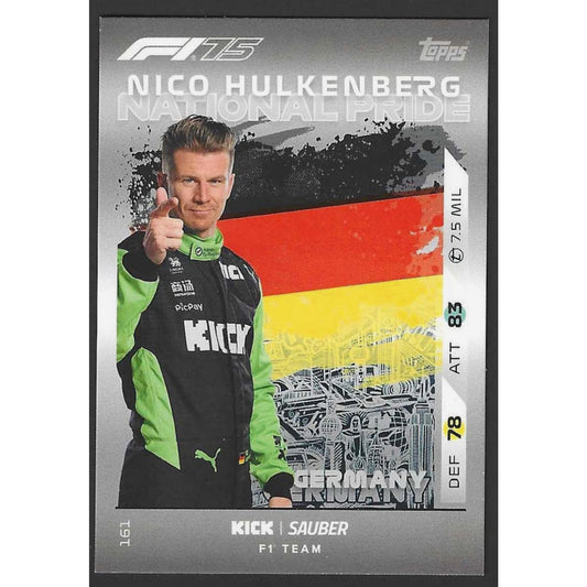2025 Topps Turbo Attax #161 Nico Hulkenberg National Pride