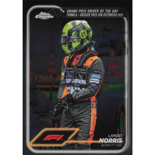 2024 Topps Chrome F1 - Lando Norris - Driver of the Day Base #167