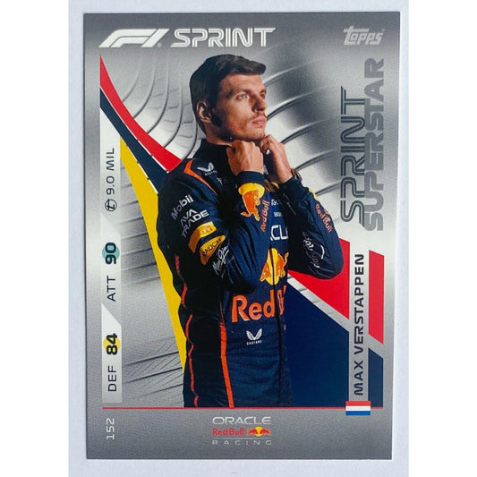 2025 Topps Formula 1 Turbo Attax | Max Verstappen Sprint Superstar Card #152