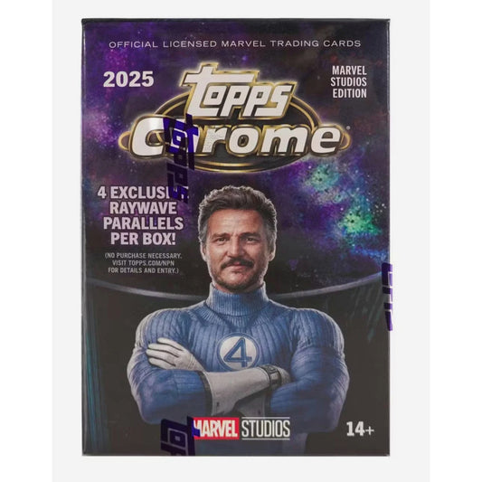 2025 Topps Chrome Marvel Studios Blaster Value Box