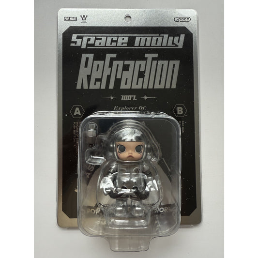 POP MART Authentic Mega Space Molly 100% Refraction Limited Edition Figure