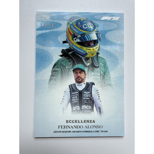 2025 Topps F1 Eccellenza Fernando Alonso 34/99 La Passione