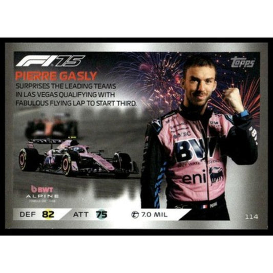 2025 Topps Turbo Attax F1 #114 Pierre Gasly