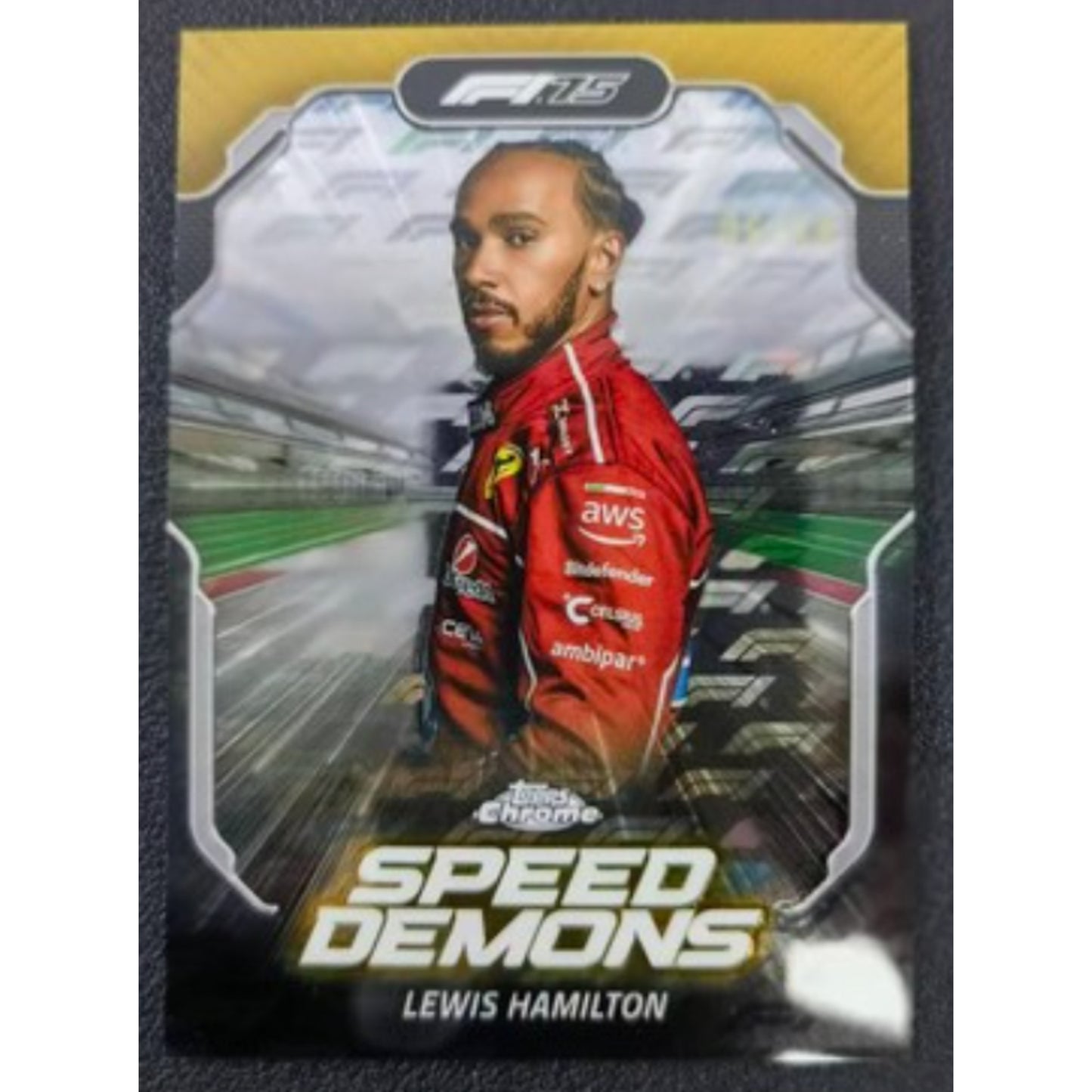2025 Topps Chrome LogoFractor F1 Lewis Hamilton Speed Demons 6/50 #SD-2
