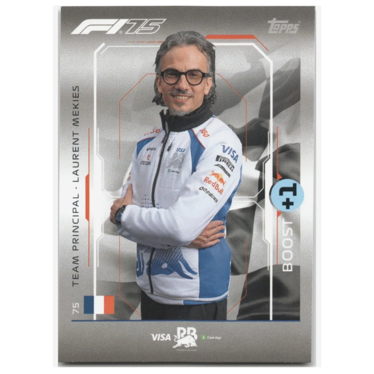 Laurent Mekies #75 F1 Topps Turbo Attax 2025 Team Principal Visa RBl F1