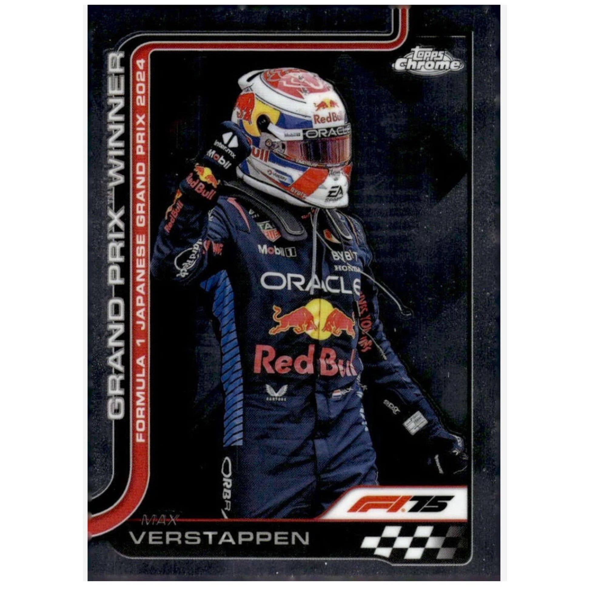 MAX VERSTAPPEN 2025 Topps Chrome F1 Base #96 Japanese Grand Prix Winner