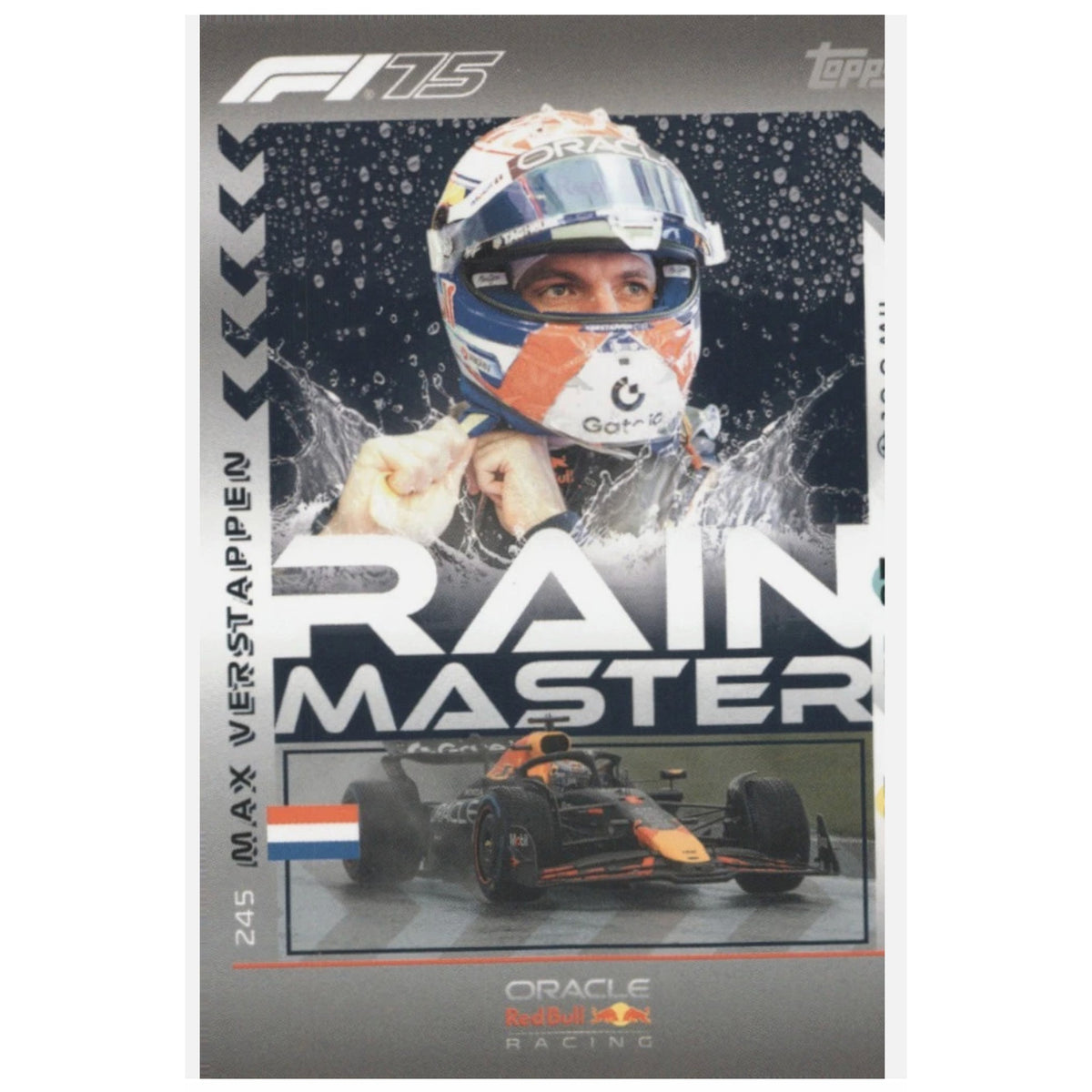 Max Verstappen #245 Topps F1 Turbo Attax RAIN MASTER 2025 *RARE