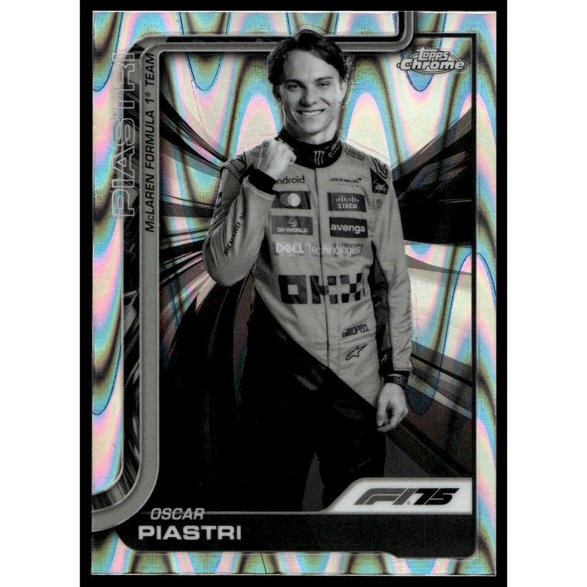 Oscar Piastri #6 Raywave F1 Topps Chrome 2025