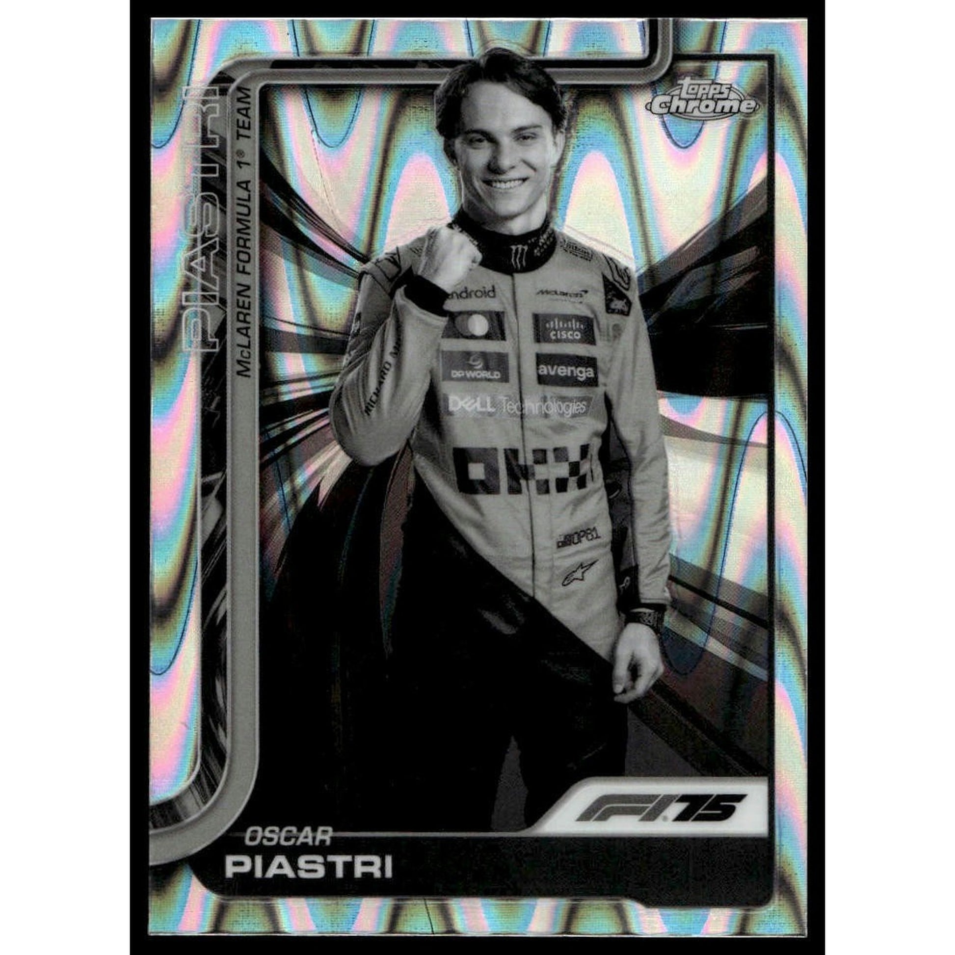 Oscar Piastri #6 Raywave F1 Topps Chrome 2025