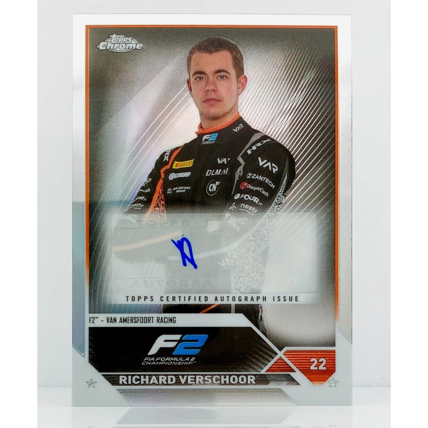 RICHARD VERSCHOOR - 2023 Topps Chrome F1 - Refractor Auto