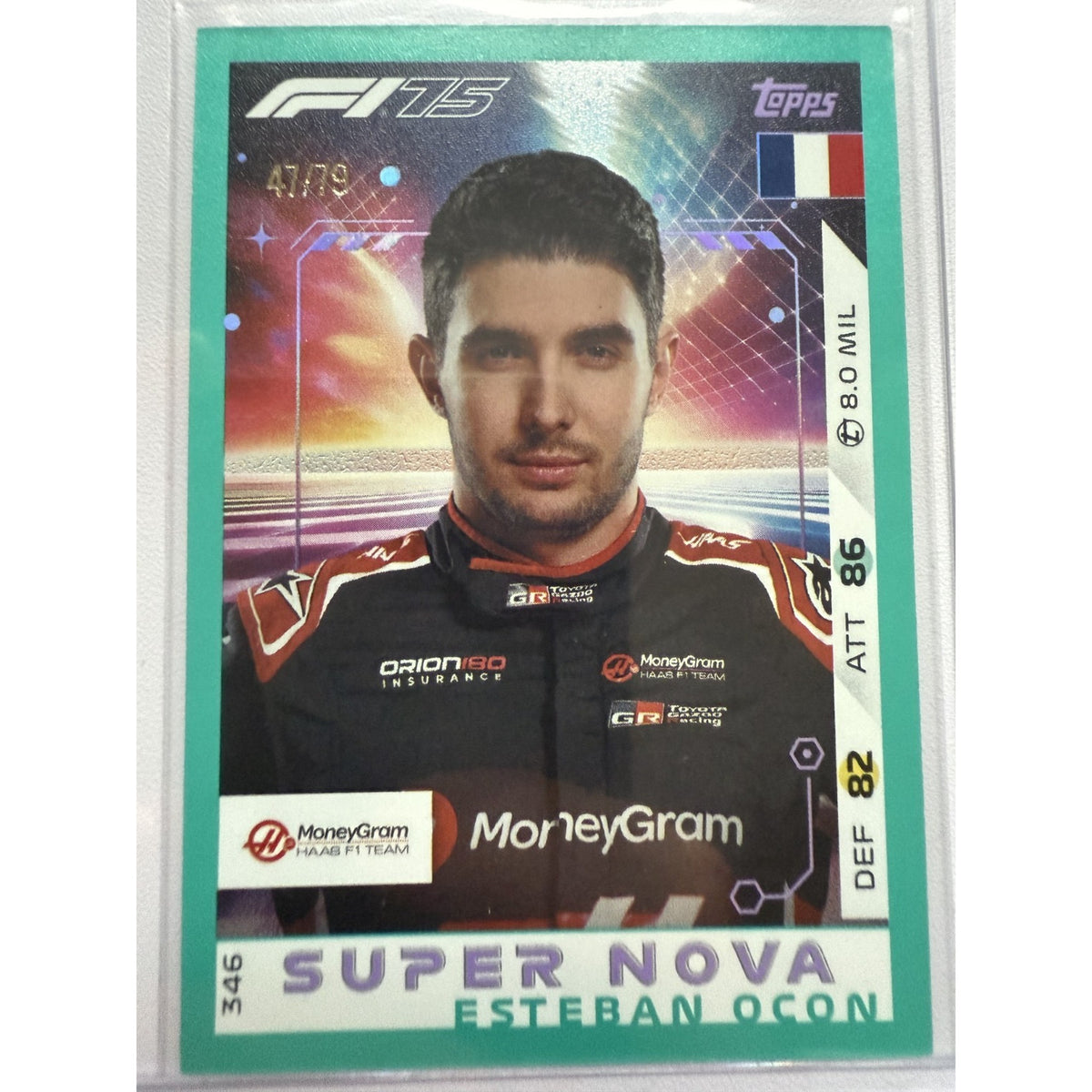 Topps F1 Turbo Attax 2025 Esteban Ocon #346 Super Nova 47/79