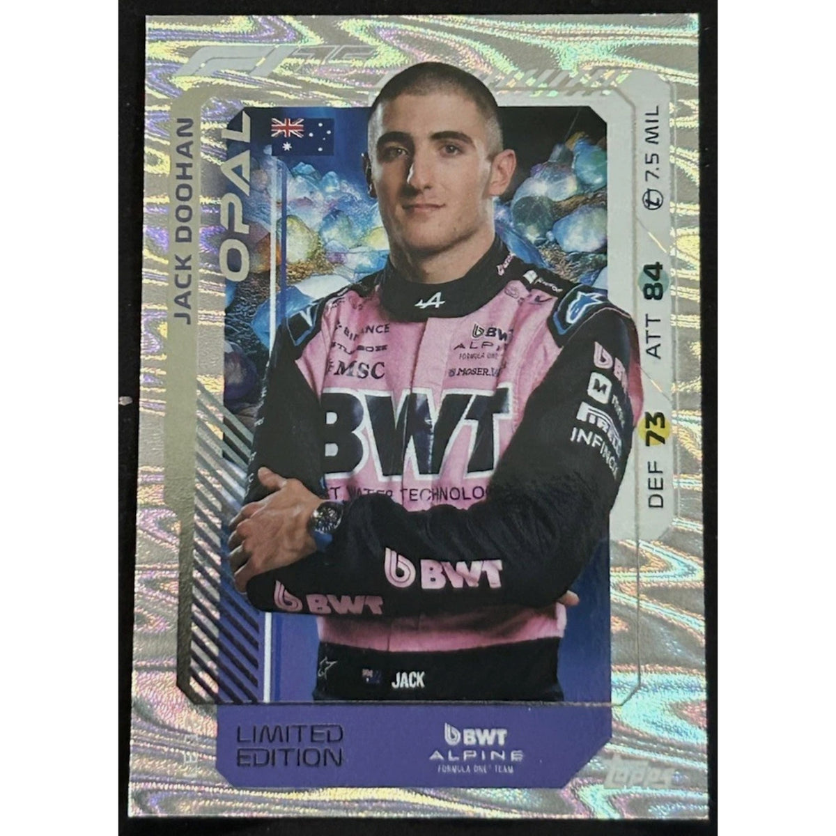 Topps F1 Turbo Attax 2025 Jack Doohan Alpine Opal Limited Edition RARE