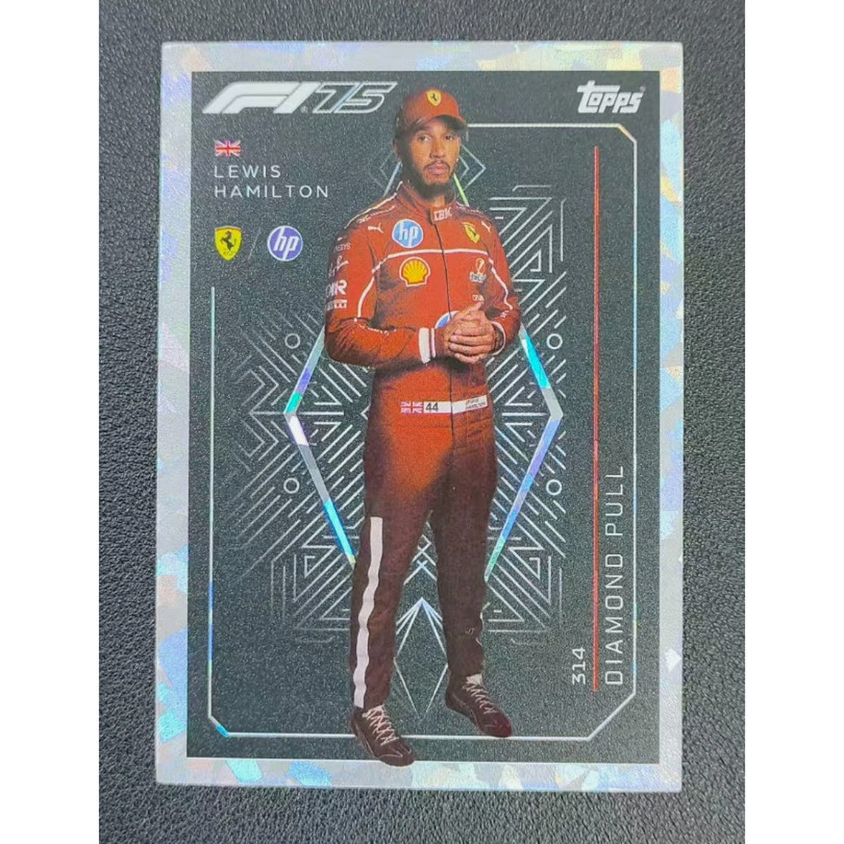Topps F1 Turbo Attax 2025 Lewis Hamilton Diamond Pull #314