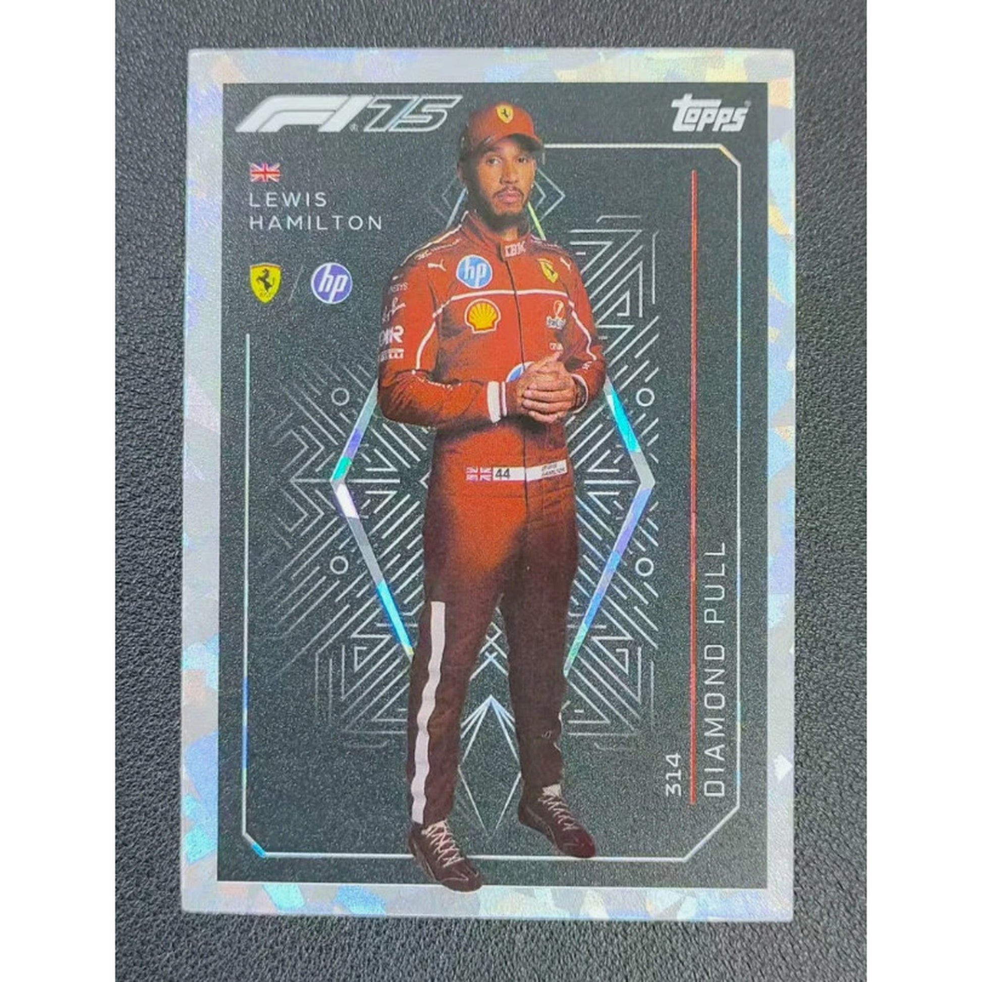Topps F1 Turbo Attax 2025 Lewis Hamilton Diamond Pull #314