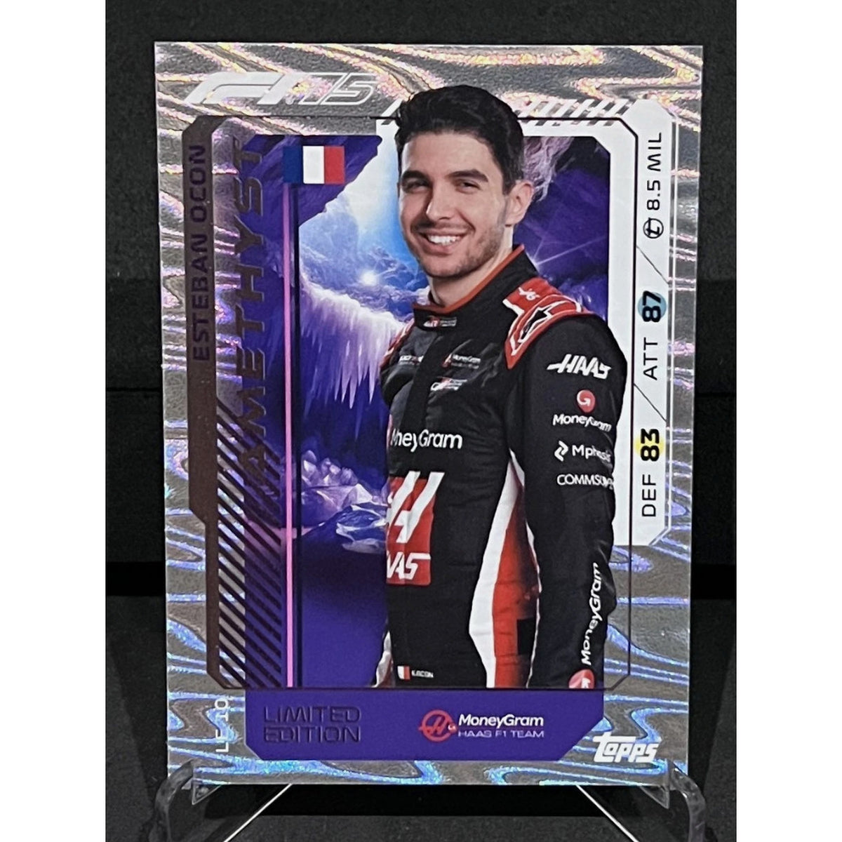 Topps F1 Turbo Attax 2025 - LIMITED EDITION AMETHYST ESTEBAN OCON #LE10
