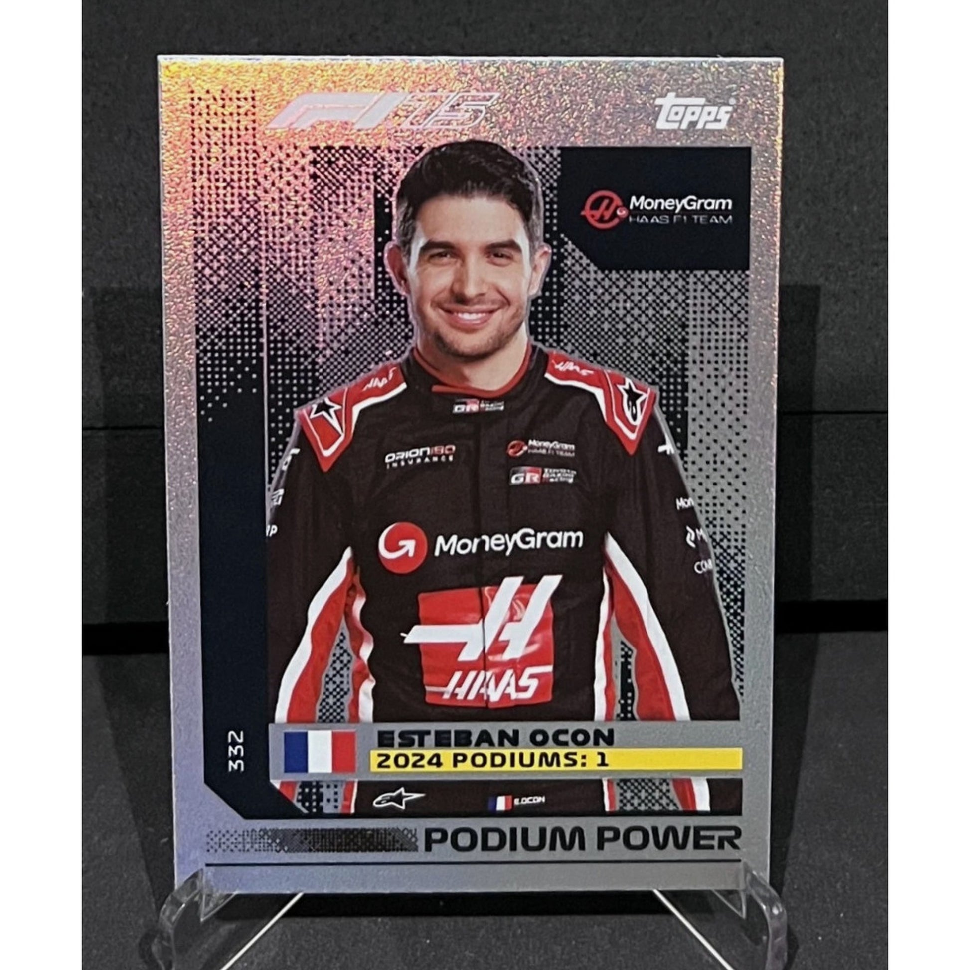 Topps F1 Turbo Attax 2025 - Podium Power ESTEBAN OCON #332 Rainbow Foil